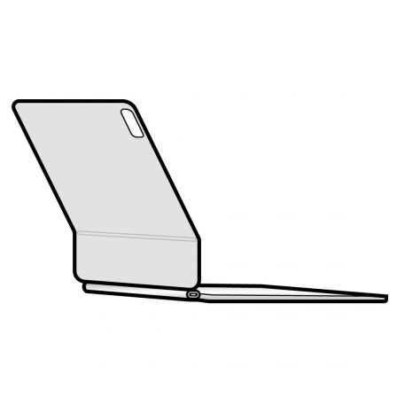Apple Magic Keyboard para iPad Pro 11 pulgadas (M4) - Blanco - Español Apple Magic Keyboard para iPad Pro 11 pulgadas (M4) - Blanco - Español